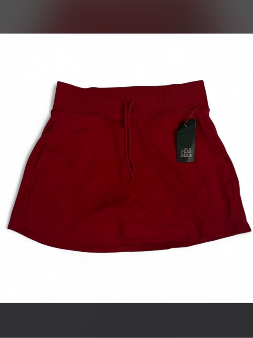 NWT Wild Fable Women's Red Drawstring Skirt